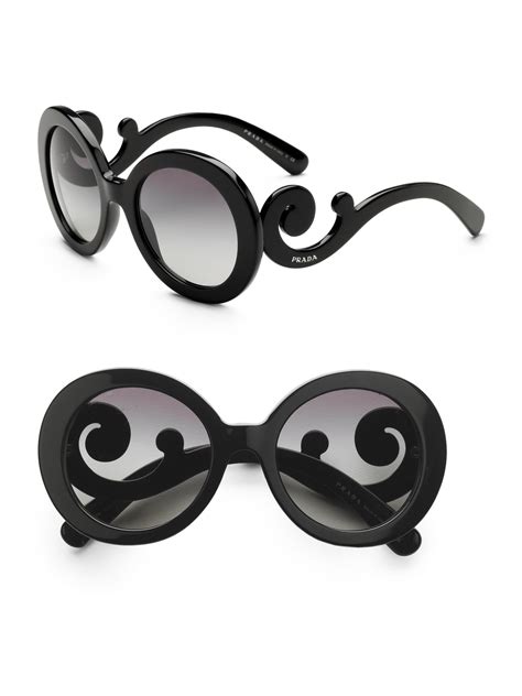 prada oversized baroque sunglasses|prada baroque style sunglasses.